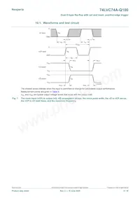 74LVC74AD-Q100J Datasheet Page 8