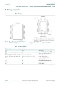 74LVC823AD Datasheet Page 4