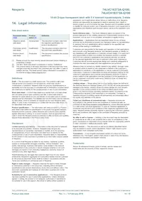 74LVCH16373ADGG-QJ Datasheet Pagina 14