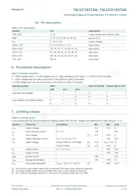 74LVCH16374ABX Datasheet Page 4