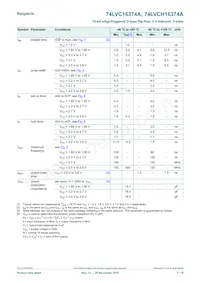 74LVCH16374ABX Datasheet Page 7