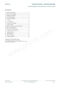 74LVCH16374ABX Datasheet Pagina 15