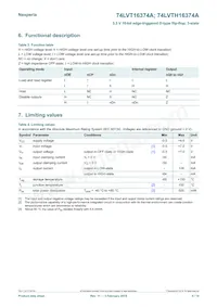 74LVT16374AEV Datenblatt Seite 4