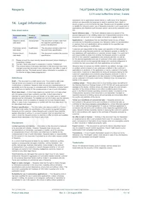 74LVTH244ABQ-Q100X Datasheet Page 13