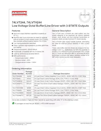 74LVTH244WMX Datasheet Page 2