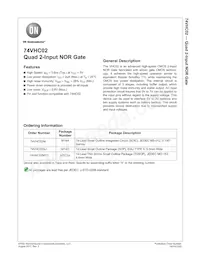 74VHC02MTC Datenblatt Cover