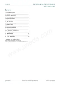 74VHC08BQ-Q100X Datasheet Page 13