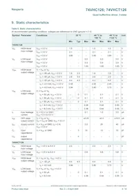 74VHC126PW Datasheet Page 4