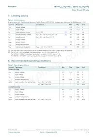 74VHC32PW-Q100J Datasheet Pagina 4