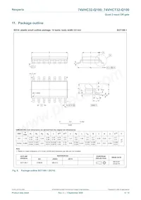 74VHC32PW-Q100J Datasheet Page 9