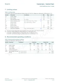 74VHC541D Datasheet Page 4