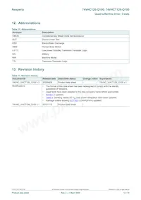 74VHCT126BQ-Q100X Datasheet Page 12