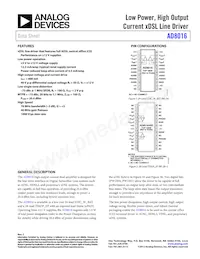 AD8016AREZ-REEL Datasheet Copertura