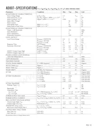 AD807A-155BRZRL7 Datasheet Page 2