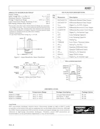 AD807A-155BRZRL7 Datasheet Pagina 3