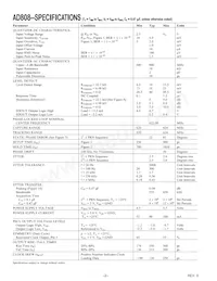 AD808-622BRZRL7 Datasheet Page 2