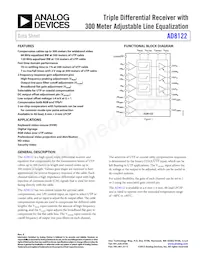 AD8122ACPZ-R7 Datasheet Cover