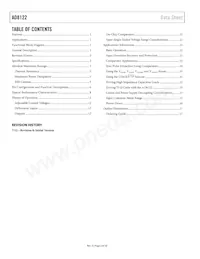AD8122ACPZ-R7 Datasheet Page 2