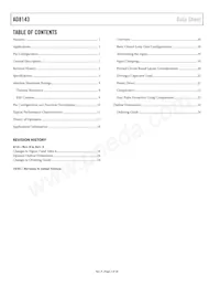 AD8143ACPZ-R2 Datasheet Page 2