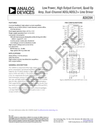 AD8394ACPZ-RL Datasheet Cover