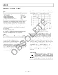 AD8396ACPZ-RL Datasheet Page 4