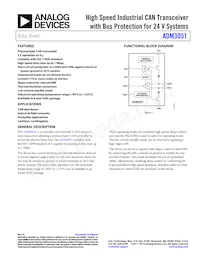 ADM3051CRZ-REEL7 Datasheet Cover