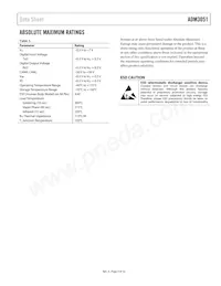 ADM3051CRZ-REEL7 Datasheet Page 5