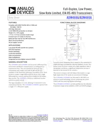 ADM489ABRMZ Datasheet Cover