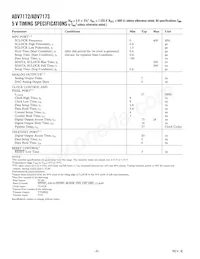 ADV7173KSTZ-REEL Datasheet Page 6