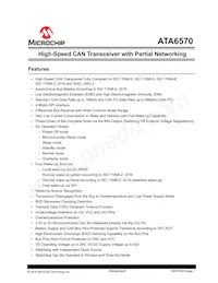 ATA6570-GNQW1 Datasheet Cover