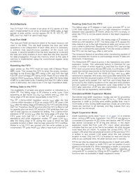 CY7C421-20JXI Datasheet Page 13