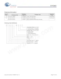 CY7C421-20JXI Datasheet Page 15