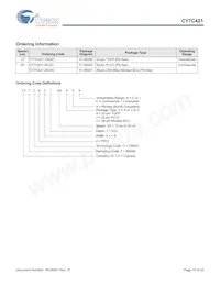 CY7C421-20JXI 데이터 시트 페이지 15