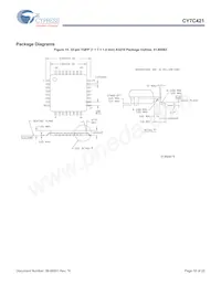 CY7C421-20JXI Datasheet Page 16