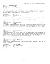 DS2154LNA2+ Datasheet Pagina 23
