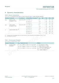 HEF4007UBP Datasheet Page 5
