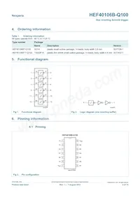 HEF40106BTT-Q100J Datasheet Page 2