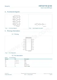 HEF4011BT-Q100J Datasheet Page 2