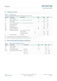 HEF40175BP Datasheet Page 4