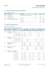 HEF40244BT Datasheet Page 4
