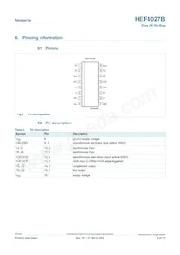 HEF4027BP Datasheet Page 3