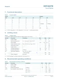 HEF4027BP Datasheet Page 4