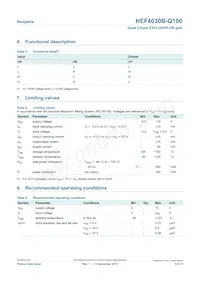 HEF4030BT-Q100J Datasheet Page 3