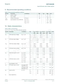 HEF4043BP Datasheet Page 4