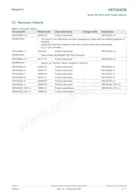 HEF4043BP Datasheet Page 9