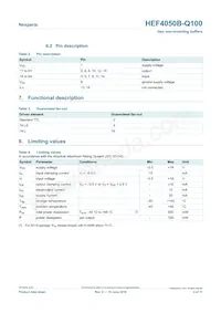 HEF4050BT-Q100J Datasheet Page 3