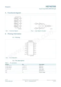 HEF4070BP Datasheet Page 2