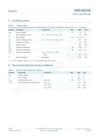 HEF4081BT/AUJ Datasheet Page 3