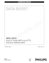 HSTL16918DGG數據表 封面