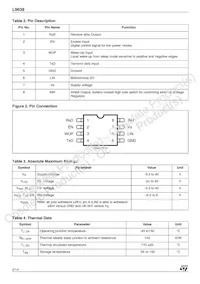 L9638D Datasheet Pagina 2